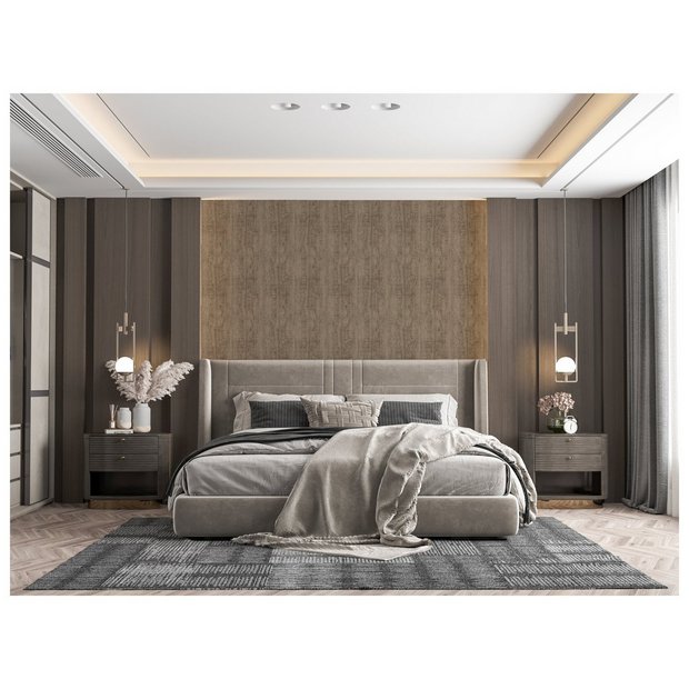 Arthouse Luxe Timber Grey wallpaper roll, UK version