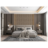 Arthouse Luxe Timber Grey wallpaper roll, UK version