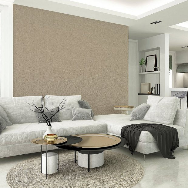 Arthouse luxury plain champagne wallpaper roll - British product