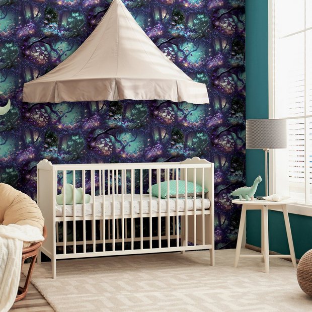 Arthouse Magical Garden multi wallpaper, imported from the UK