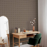 Arthouse Moorish Mosaic Brown Wallpaper (British brand)