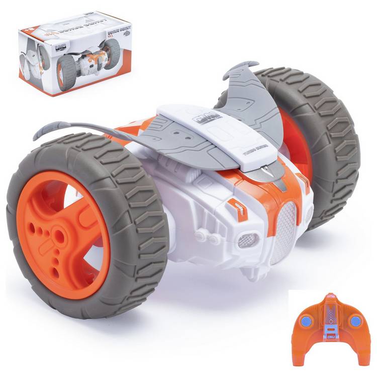 CMJ 2 wheel RC stunt car with LED lights - British product