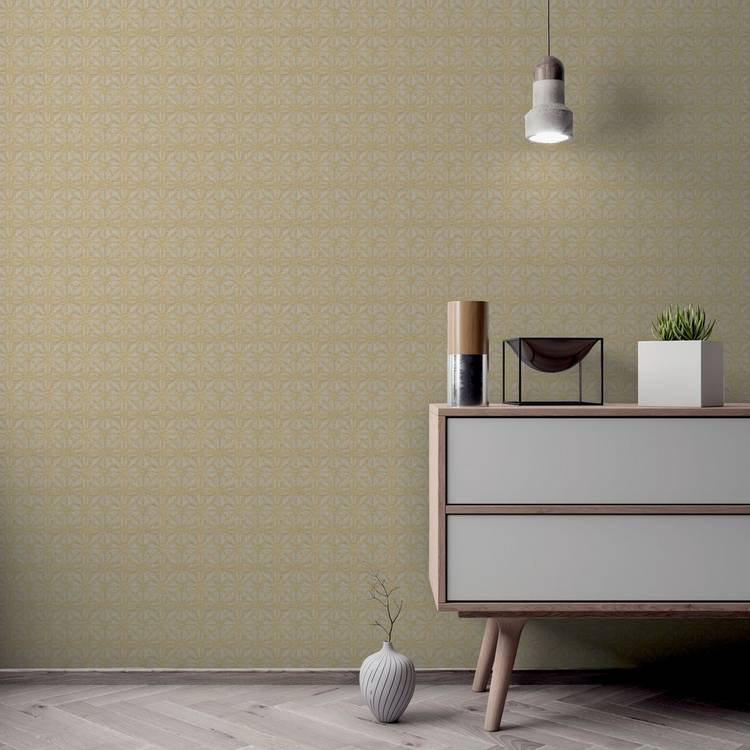 Arthouse Moorish taupe and gold wallpaper - British product