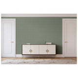 Arthouse Moorish Mosaic wallpaper teal gold (British brand)