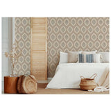 Esselle Home Odina Ikat cream wallpaper, UK version