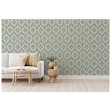 Esselle Home Odina Ikat Blue wallpaper roll (British brand)
