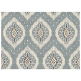 Esselle Home Odina Ikat soft blue wallpaper, imported from the UK