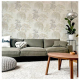 Argos Arthouse Oriental Garden Natural Wallpaper- Buy online at McGrocer