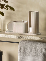 Next Natural Ribbed 3-Piece Storage Set for Dressing Table- Buy online at McGrocer