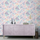 Arthouse Pastel Geo Multi Wallpaper, UK version