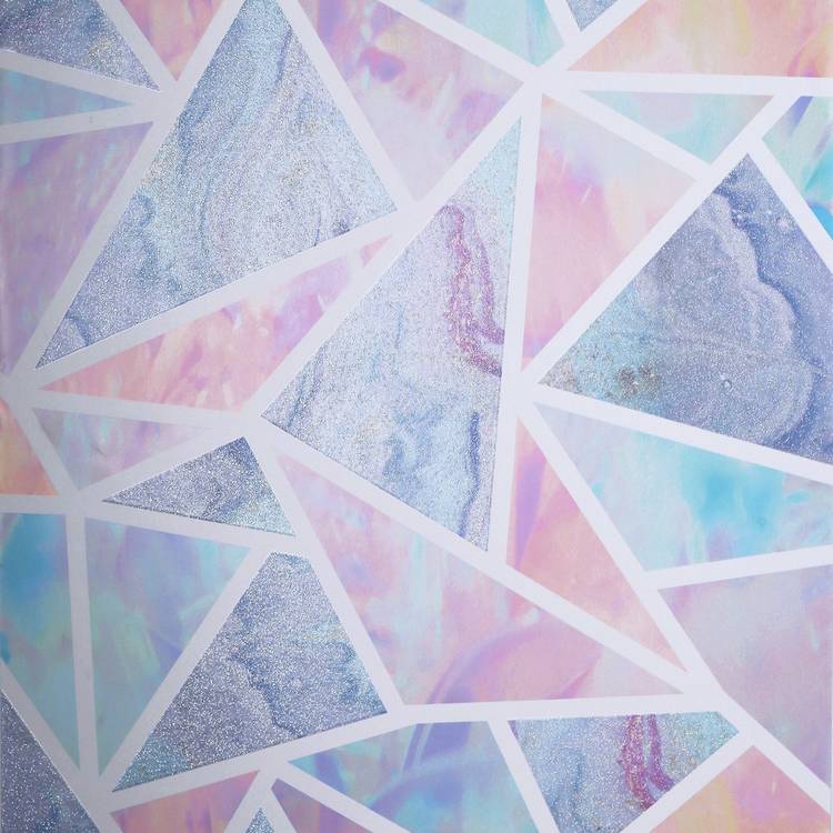 Arthouse Pastel Geo Multi Wallpaper, UK version
