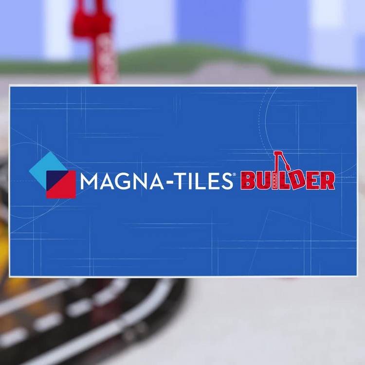 MAGNA-TILES Builder magnetic building set 32 piece - British product