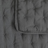 Argos Home pinsonic bedspread charcoal 200x220cm (British brand)
