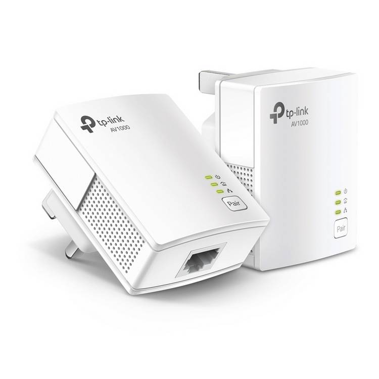 TP-Link AV1000 powerline adapter kit - British product