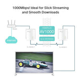 TP-Link AV1000 powerline adapter kit - British product