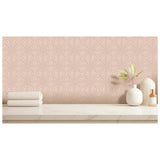 RHS Dandy Floral Pink wallpaper, imported from the UK