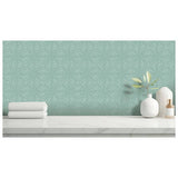 RHS Dandy Floral soft blue wallpaper roll - British product