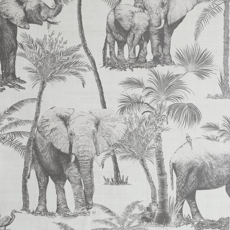 Arthouse Safari Elephant Charcoal wallpaper, UK version