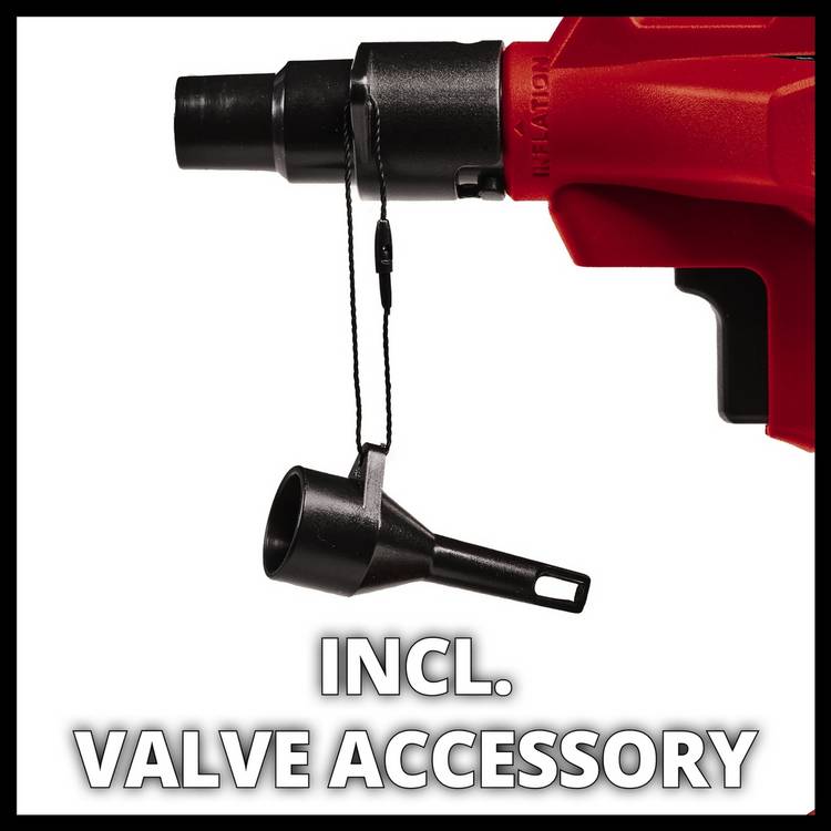 Einhell Power X-Change cordless air pump (British brand)