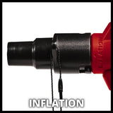 Einhell Power X-Change cordless air pump (British brand)