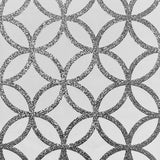 Arthouse wallpaper sequin white silver 53cm x 6m - British product