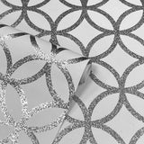 Arthouse wallpaper sequin white silver 53cm x 6m - British product