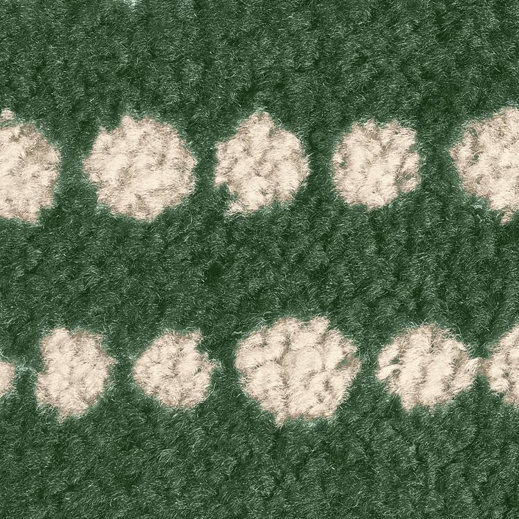 Habitat green dot stripe runner mat set 150x57cm, UK version