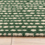 Habitat green dot stripe runner mat set 150x57cm, UK version