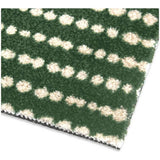 Habitat green dot stripe runner mat set 150x57cm, UK version