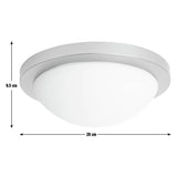 Argos Home brass bathroom flush light - British product