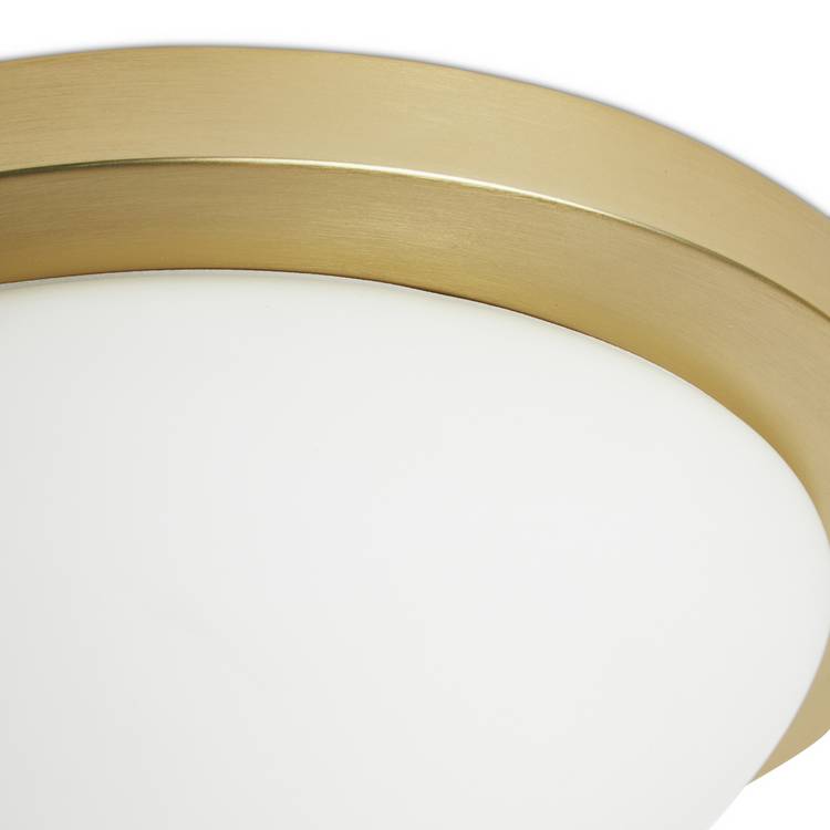 Argos Home brass bathroom flush light - British product