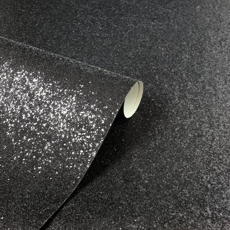 Arthouse Sequin Sparkle Black wallpaper 53cmx6m - British product