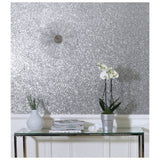 Argos Arthouse Sequin Sparkle Silver Wallpaper 53cm x 6m- Buy online at McGrocer