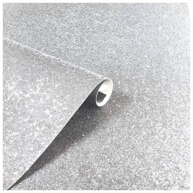 Arthouse Sequin Sparkle Silver Wallpaper, UK version