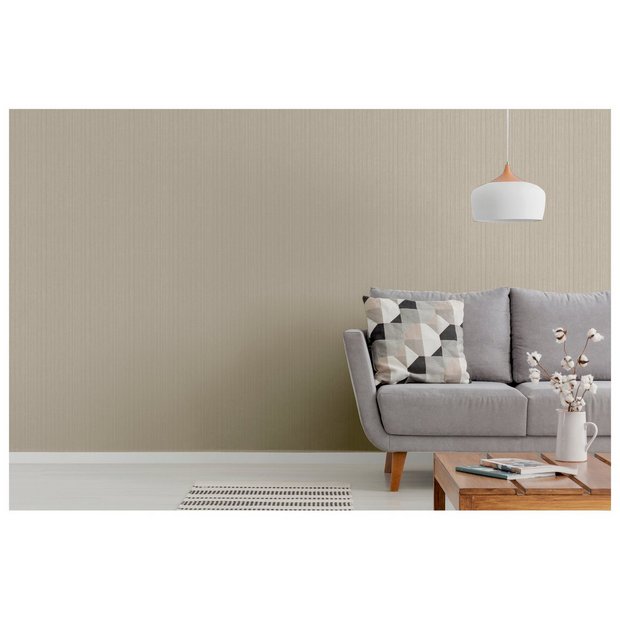 Arthouse wallpaper Silk Cascade Latte 53cm x 10.05m, imported from the UK