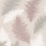 Arthouse feather blush pink wallpaper 10m roll (British brand)
