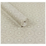 Arthouse symmetrical chic silver wallpaper, UK version