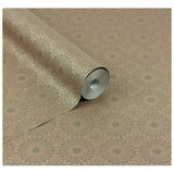 Arthouse symmetrical chic wallpaper stone gold tones (British brand)