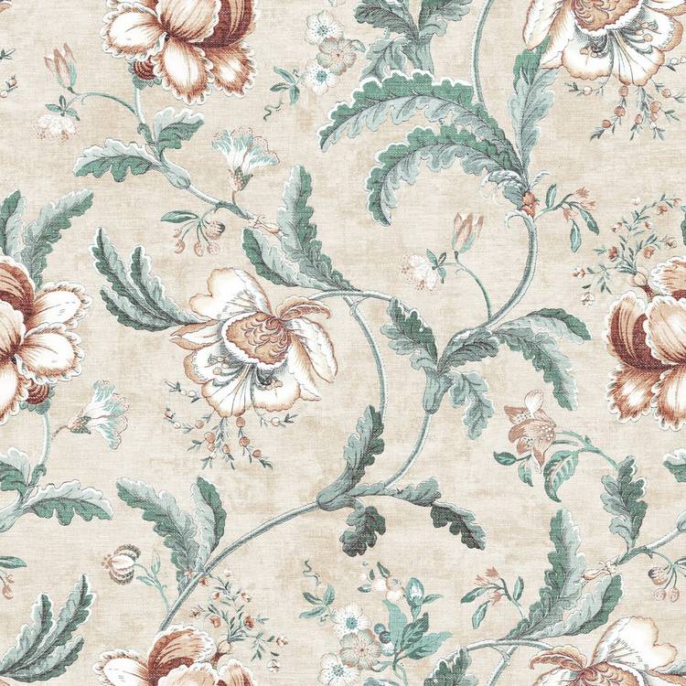 Esselle Home Tapestry Floral Natural Spice wallpaper 50cmx10m - British product