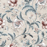 Esselle Home floral wallpaper vermilion green - British product