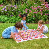 TP wooden Snakes and Ladders game jumbo mat, UK version