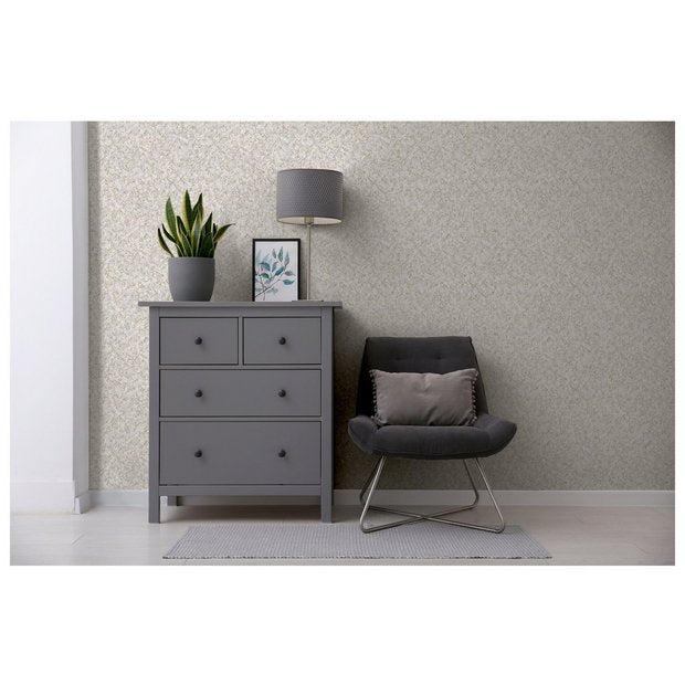 Arthouse textured marble grey gold wallpaper, UK version