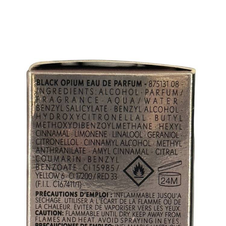 Yves Saint Laurent Black Opium Eau de Parfum 100ml (British brand)