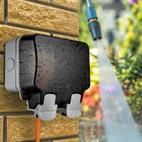 BG Nexus Storm outdoor double socket IP66, imported from the UK