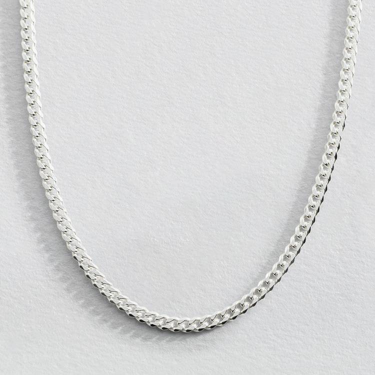 Revere sterling silver curb chain 24 inch, UK version
