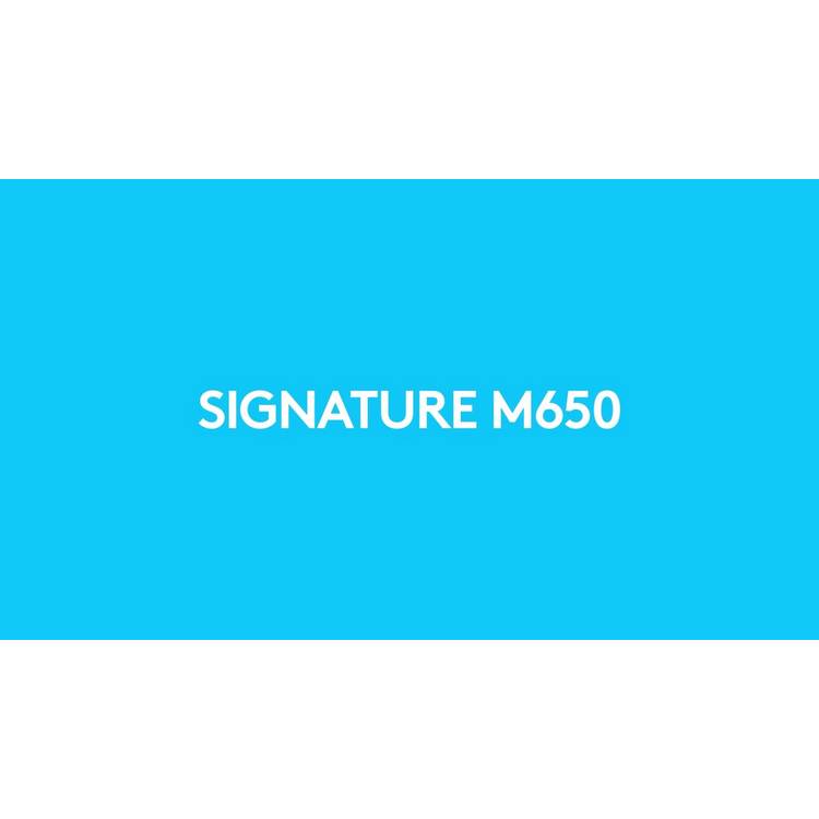 Logitech M650 wireless mouse black, imported from the UK