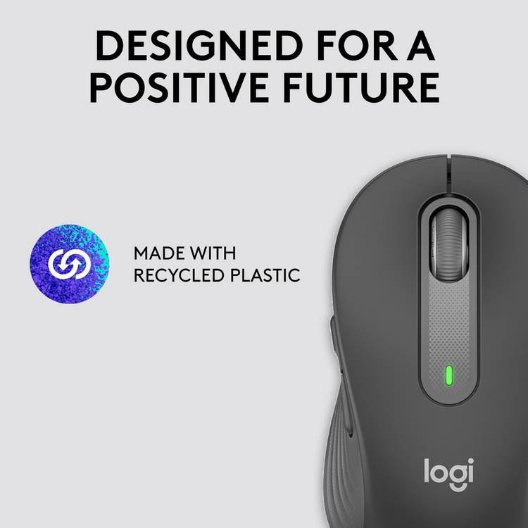 Logitech M650 wireless mouse black, imported from the UK