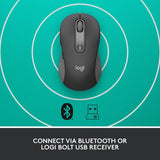 Logitech M650 wireless mouse black, imported from the UK