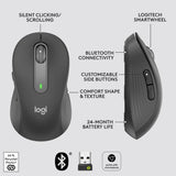 Logitech M650 wireless mouse black, imported from the UK