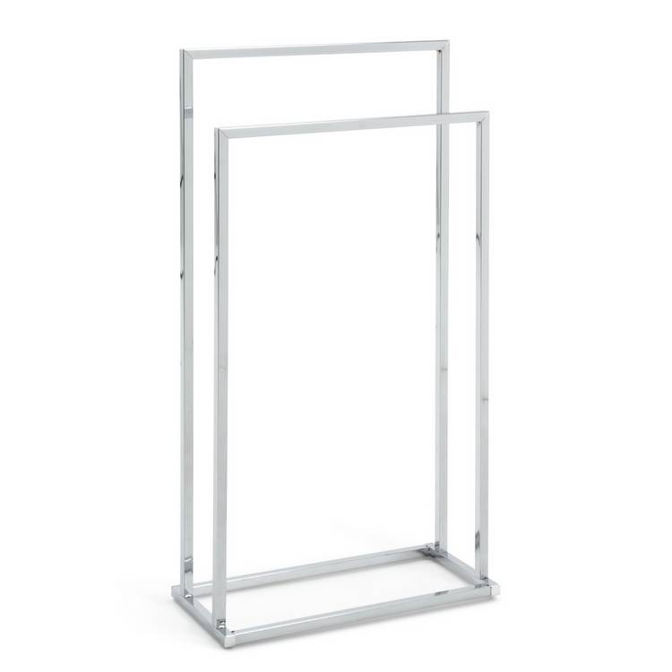 Habitat 2 tier freestanding towel rail chrome (British brand)